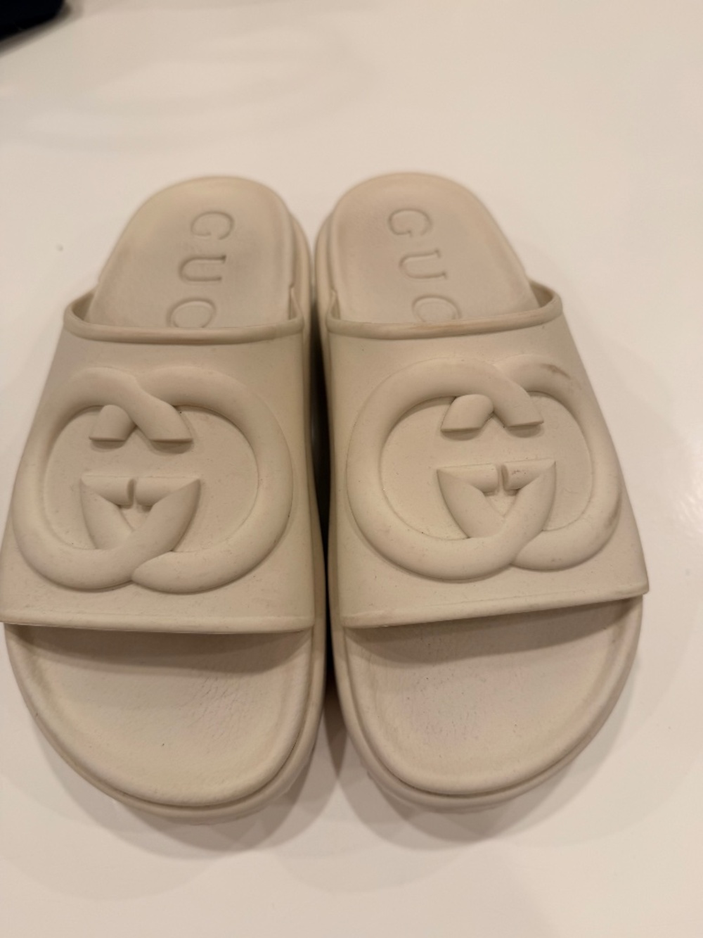Gucci rubber slides